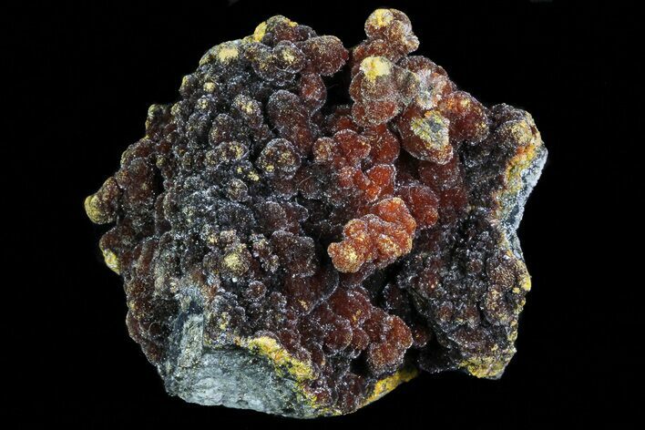 Botryoidal Red-Orange Orpiment - Peru #70496